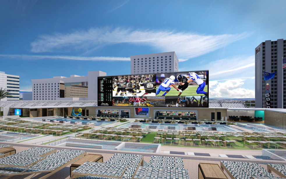 Stadium Swim Las Vegas Pool Amphiteater Circa Resort & Casino Las Vegas