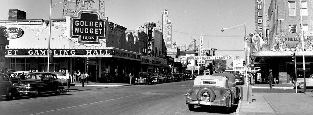 Downtown Las Vegas in 1946