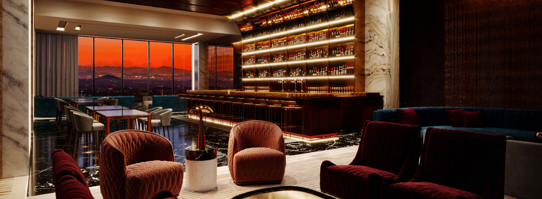 Interior Rendering of Legacy Club in Circa Resort & Casino
