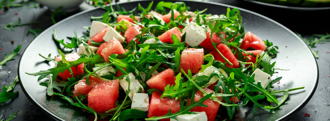 Watermelon Salad at Outdoor Las Vegas Restaurant