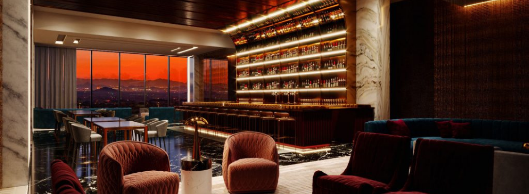 Legacy Club Rooftop Bar for Las Vegas Whiskey
