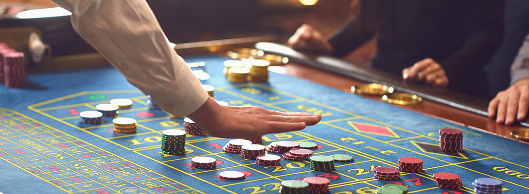 People Playing Casino Table Games in Las Vegas