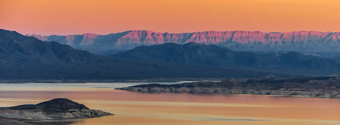 Golden Hour Light at Lake Mead