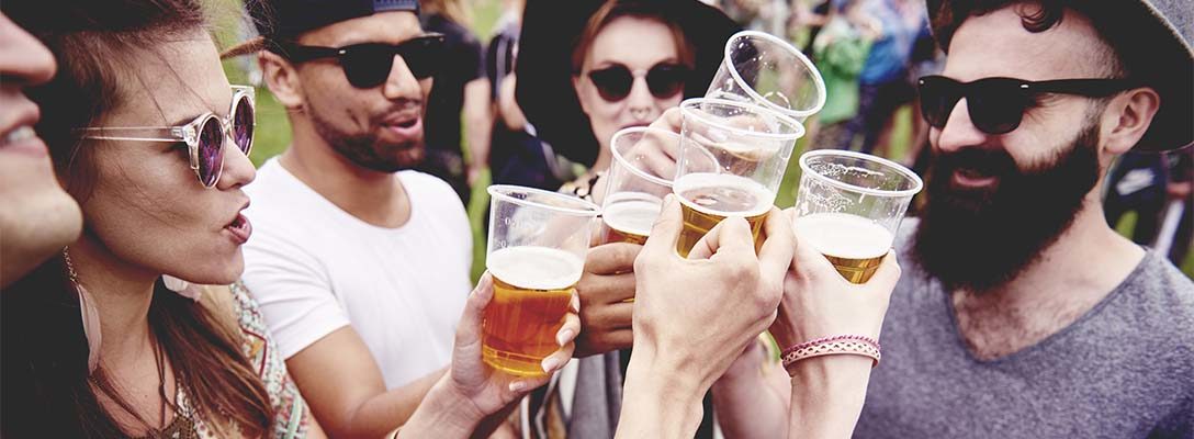 Friends Attending the Great Vegas Festival of Beer