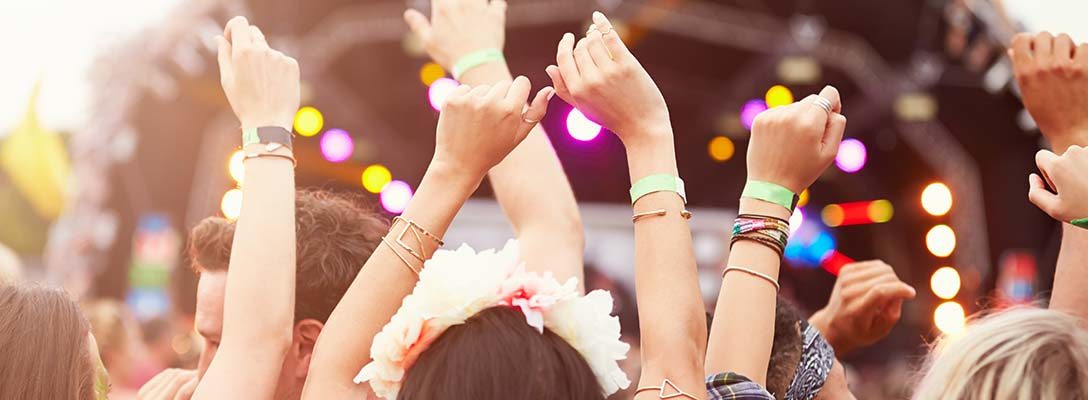 People Enjoying Las Vegas Music Festival