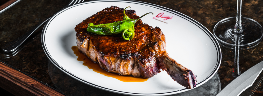 Steak from Barry’s Downtown Prime Steakhouse in Las Vegas