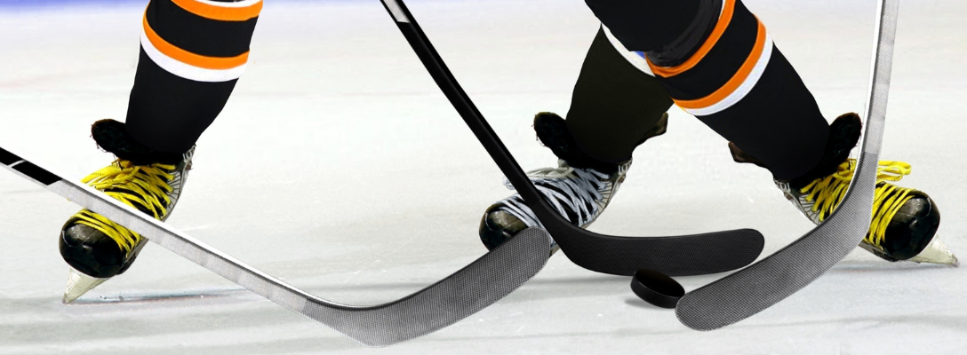 Player on Ice During Vegas Professional Hockey Game