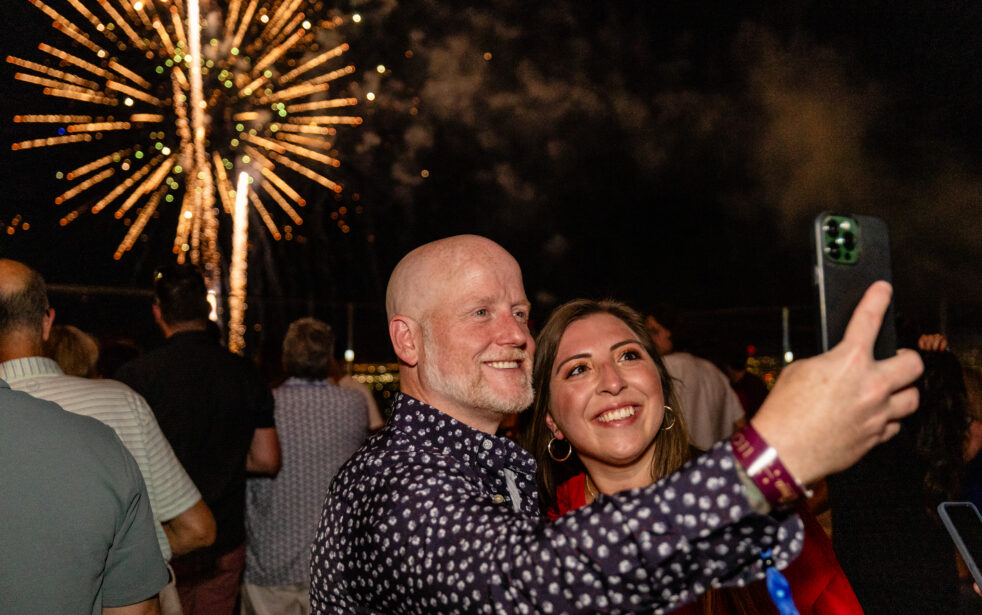 4th of July firework selfie